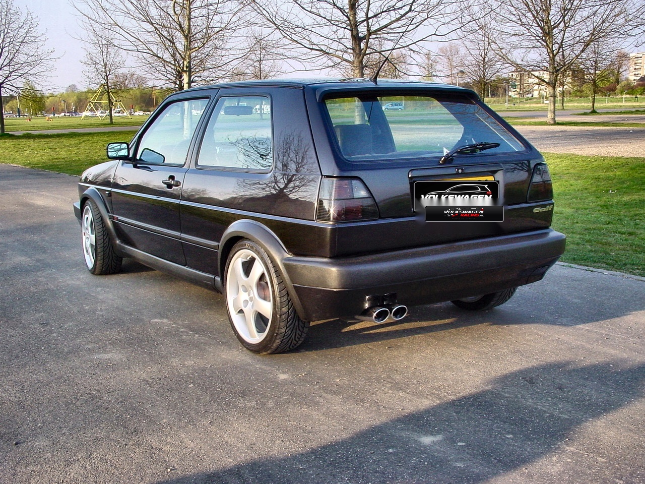 Golf II G60 achterzijde detail